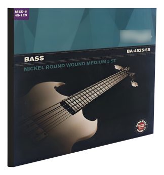 Jgo. De Cuerdas Para Bajo Eléctrico, Cal. 45-125, 5 Cuerdas