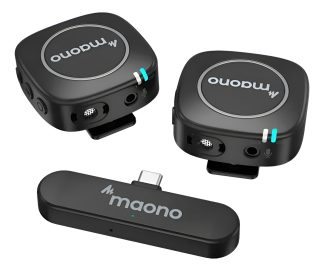 Maono Wm820 A2 Microfono Inalambrico Doble Transmisor