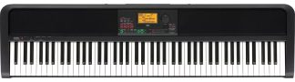 Piano Digital Korg Xe20 88 Teclas Acción Martillo Y Acompañamiento Negro