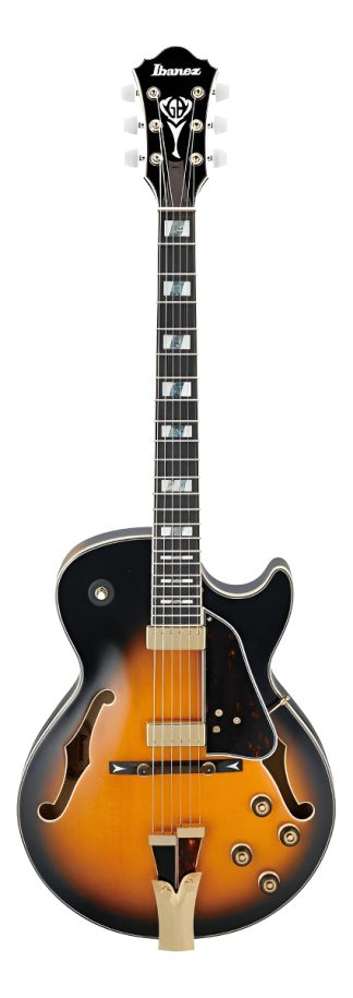 Guitarra Eléctrica Ibanez Brown Sunburst Con Diapasón De Bound Ebony
