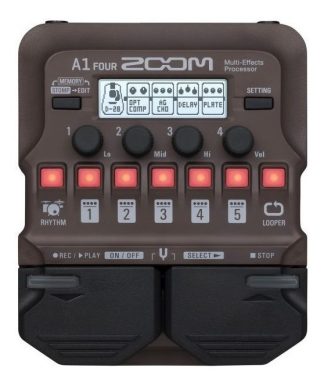 Pedal De Efecto Zoom A1 Four Marrón