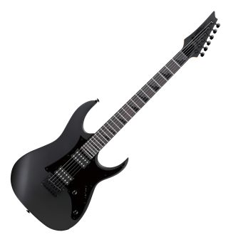 Ibanez Grgr131ex Guitarra Eléctrica De Cuerpo Sólido De 6 Cuerdas Color Negro Flat Diestro