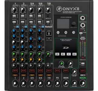 Mackie Onyx 8 Mixer Analogico 8 Canales Multitrack Usb