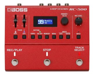 Pedal De Efecto Boss Loop Station Rc-500 Rojo