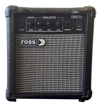 Amplificador Ross G10 De 10 Watts Para Guitarra Electrica Color Negro