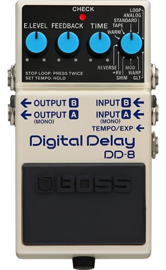Boss Dd8 Digital Delay Pedal Con Looper Para Guitarra