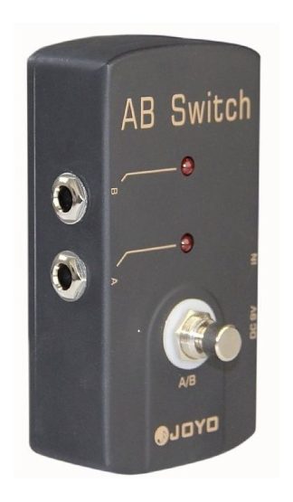 Pedal Switch A/b Joyo True Bypass Modelo Jf-30 Negro 9v Guitarra