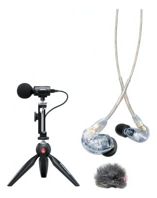 Shure Motiv Mv88+se215 Kit De Video Micrófono + Auriculares