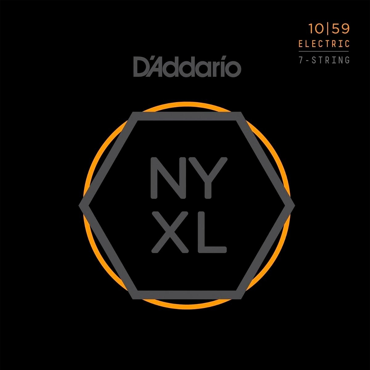 Encordado Daddario Nyxl1059 010 059 G Electrica 7 Cuerdas