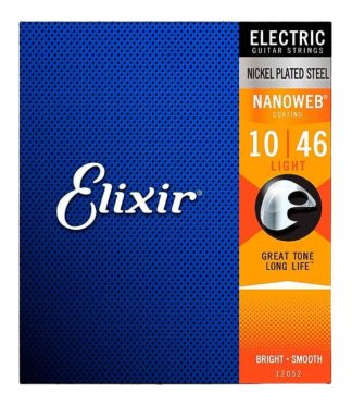 Elixir 12052 Encordado Guitarra Electrica 010 Nanoweb