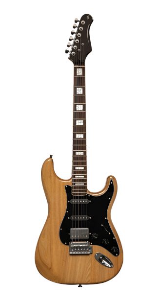 Stagg Ses60 Stratocaster Vintage Hss Guitarra Electrica Nat Color Natural Orientación De La Mano Diestro