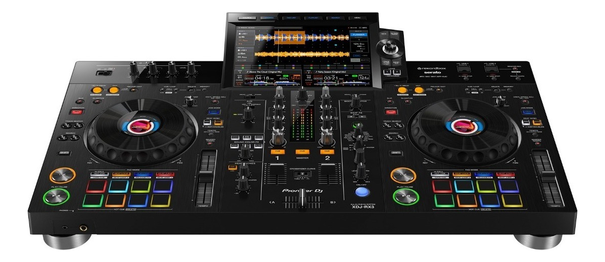 Controlador Dj Pioneer Xdj-rx3 Rekordbox Serato All In One Negro Estrellado
