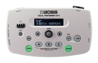 Pedal De Efecto Boss Vocal Effects Performer Ve-5 Blanco