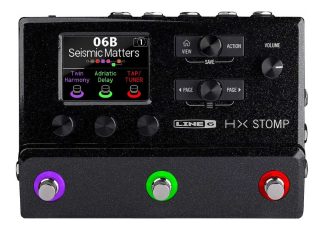Pedalera Multiefectos Line 6 Hx Stomp Helix Color Negro