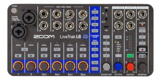 Mezclador Digital Compacto De 10 Canales Zoom Livetrak L6