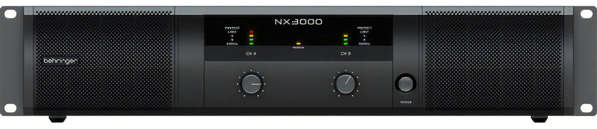 Behringer Nx3000 Amplificador Poder 3000 W Crossover Interno Color Negro 3000000 W