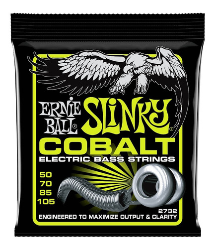 Ernie Ball P02732 Encordado Cobalt Bajo 50 105 4 Cuerdas