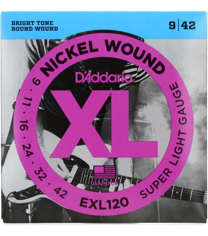 Encordado P/ Guitarra Electrica Daddario Exl120 009/042