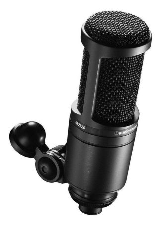 Audio Technica At2020 Microfono Condenser Negro