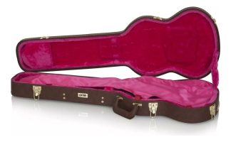 Estuche Rígido De Madera Gator Gw-sg Brown Para Guitarra Sg Marrón