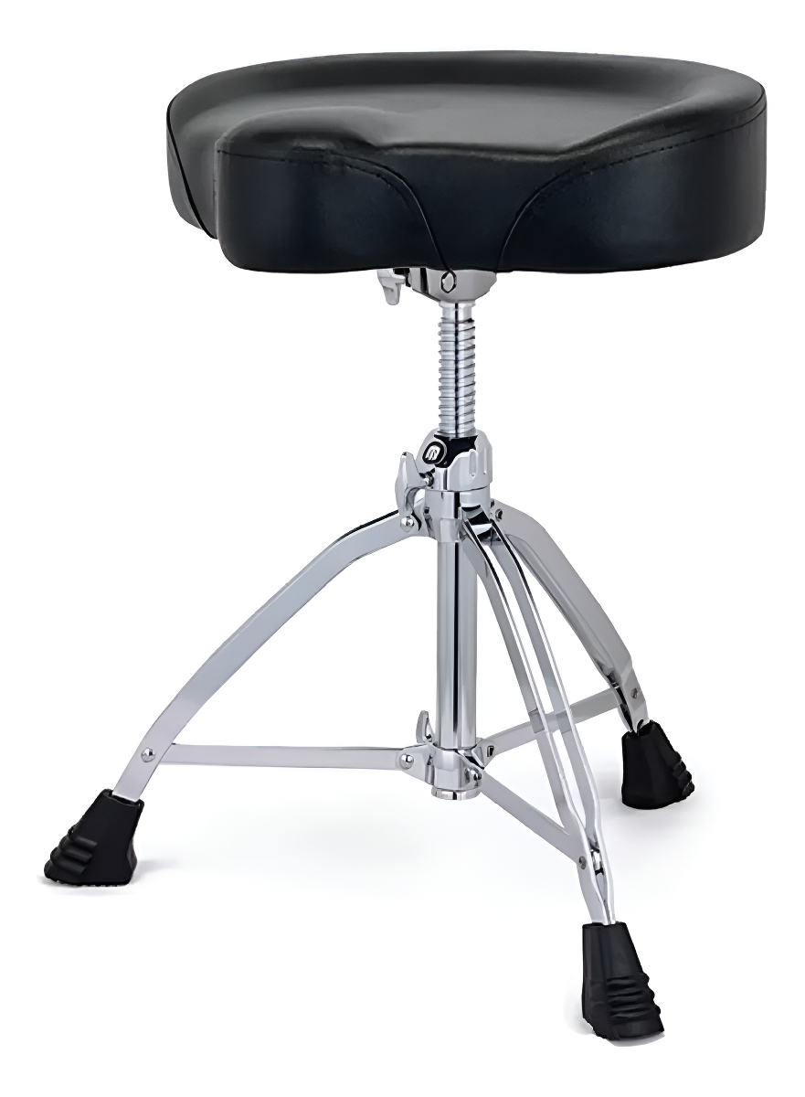 Banqueta Bateria Mapex T855 Tipo Moto Regulable A Rosca Cuo Color Negro