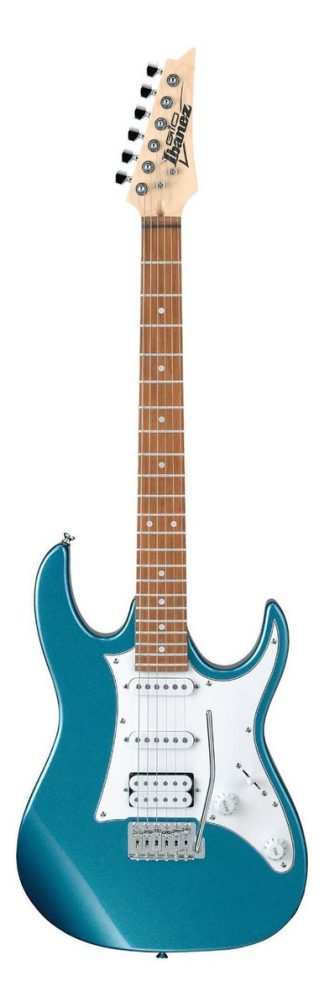 Guitarra Eléctrica Ibanez Rg Gio De Álamo Metallic Light Blue Con Diapasón De Jatobá