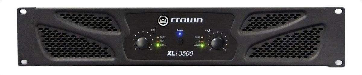 Amplificador De Audio Crown Xli Xli3500 Negro 2.7kw -