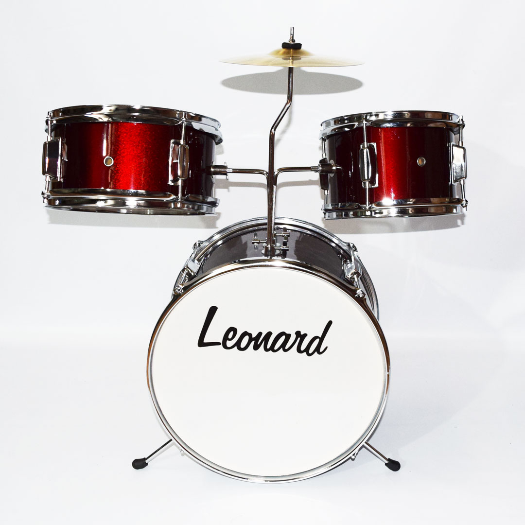 Leonard Mdj13 Bateria 3 Cuerpos Niños Bombo 13 Banqueta
