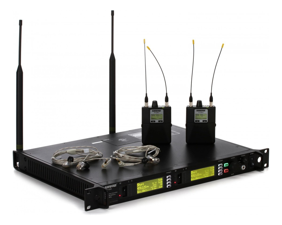Shure Psm1000 Sistema Monitoreo Personal Doble Se425