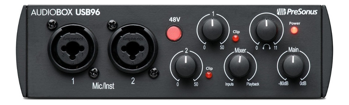 Presonus Audiobox Placa De Sonido Usb 2 Canales Con Midi