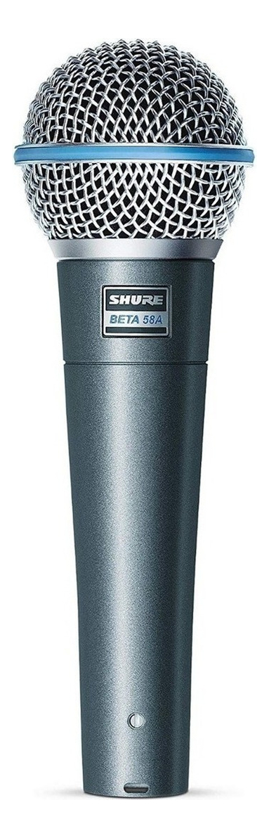 Micrófono Dinámico Shure Beta 58a Vocal Supercardioide Color Negro