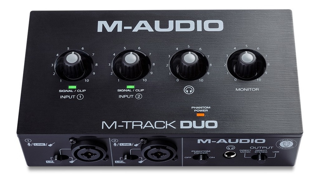 M-audio M-track Duo Placa De Sonido Dos Canales