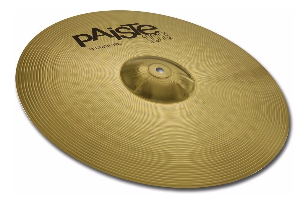 Paiste 101 Crash Ride 18 Platillo Bateria Cr18 Diámetro 18 In