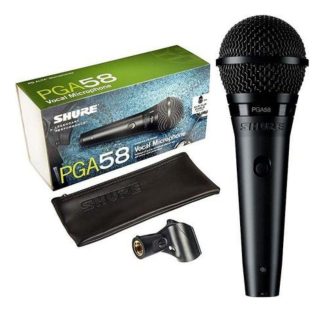 Shure Pga58 Microfono Dinamico Cardioide Para Voces Negro
