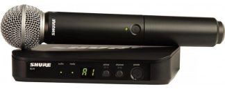 Shure Blx24r/sm58 Sistema Inalámbrico Rackeable Con Sm58 Color Negro