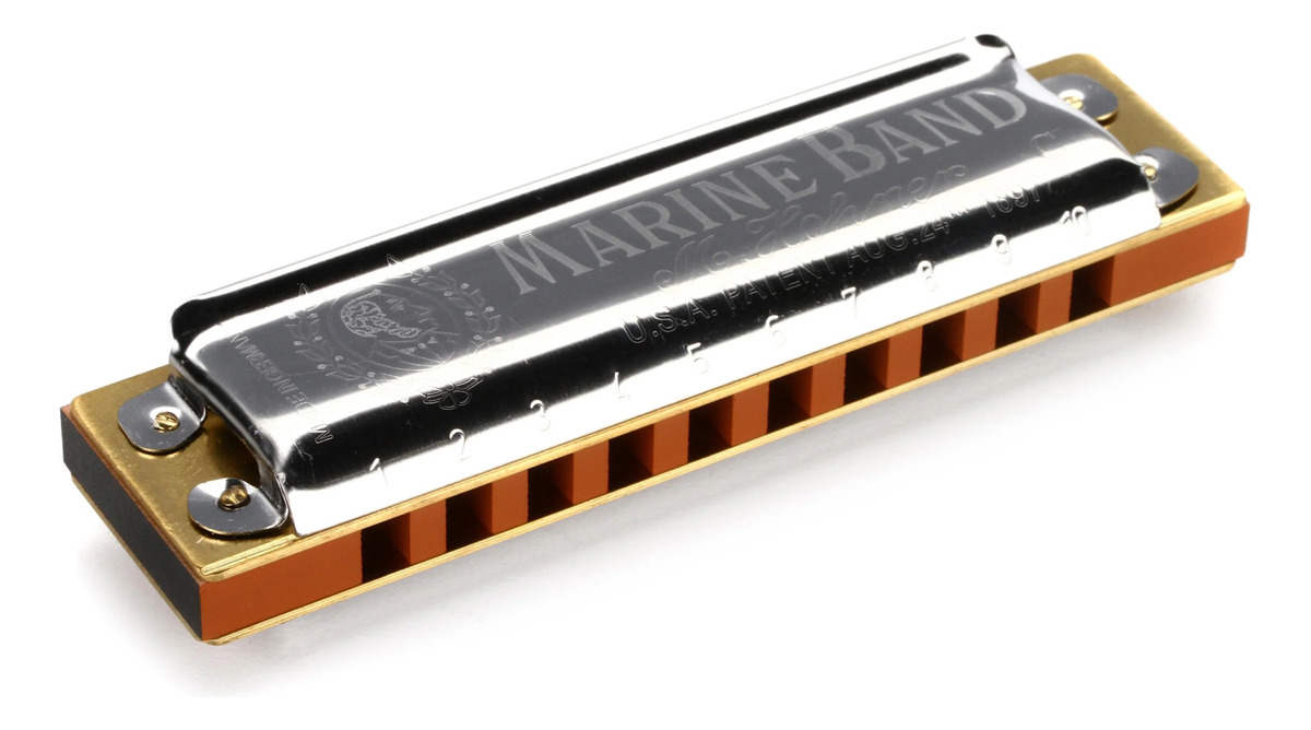 Armónica Diatónica Hohner Marine Band 125th Anniversary Afinación En C Plateada Plateado