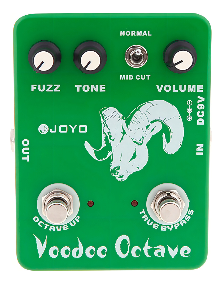 Pedal Fuzz Octavador Analógico Joyo Voodoo Octave Jf-12 Guitarra Eléctrica