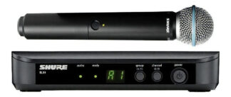 Microfono Inalambrico Blx24r/b58 (rack) Shure Negro