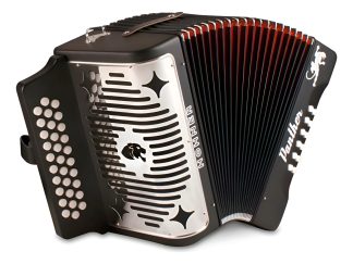 Hohner Panther 2 Acordeon Diatonico Gcf 31 Notas 12 Bajos