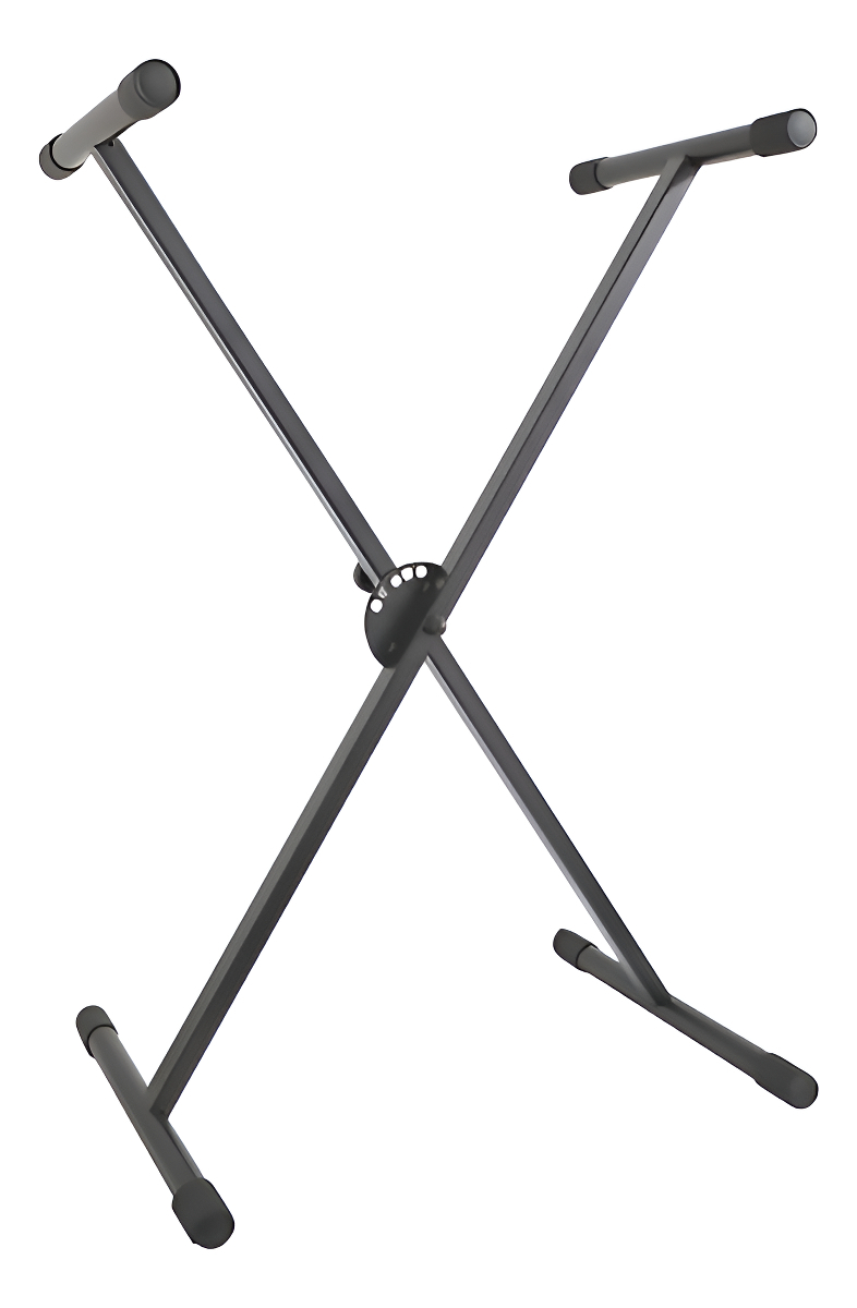 Soporte Pie Teclado Gator X Negro Altura Ajustable Acero