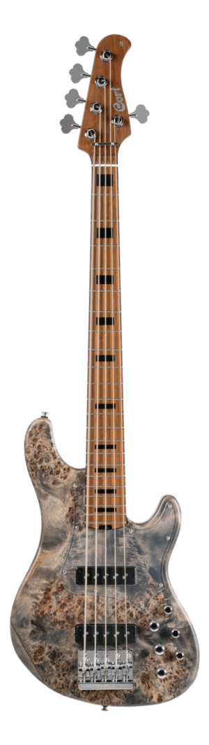 Guía Para Mano Derecha Bass Cort Gb-modern 5, Poros Abiertos, Gris Antracita Diestro Gris Carbón Poro Abierto Mate