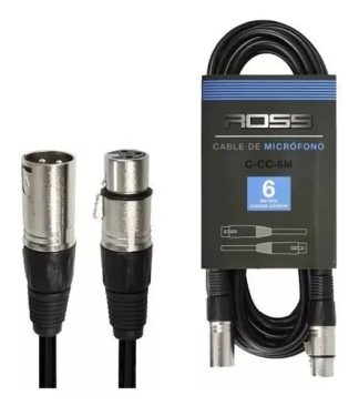 Cable Canon Canon Xlr/xlr Ross 6 Metros