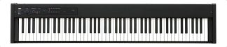 Piano Digital Korg D1 De 88 Teclas 30 Sonidos/portable Midi Color Negro