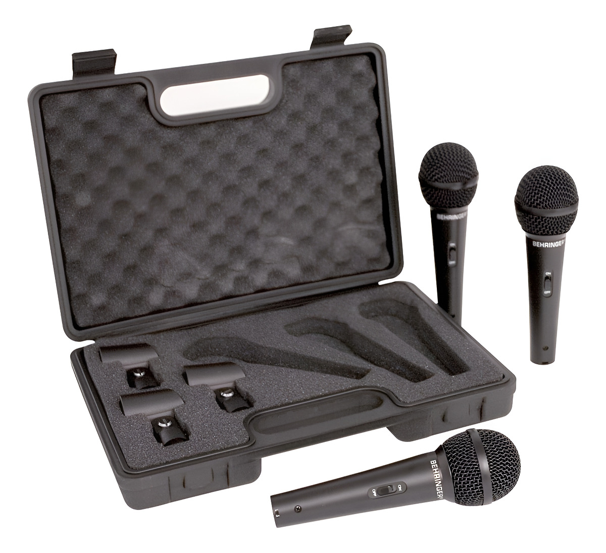 Behringer Xm1800s Pack De 3 Microfonos Con Estuche Y Pipeta