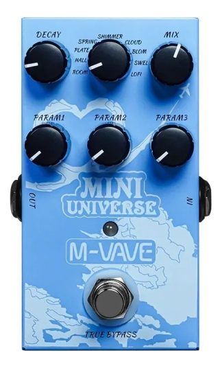 Pedal De Efectos Azul Cielo M-vave Mini Universe Celeste