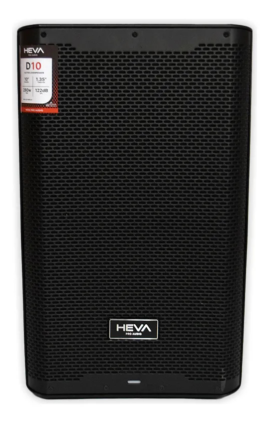 Heva D10 Bafle Potenciado Activo 280 Watts Rms Bluetooth 10 Negro