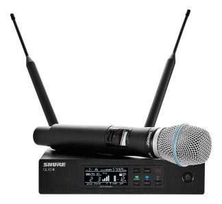 Shure Qlxd24/b87a Sistema Microfono Inalambrico Mano Beta87a Negro