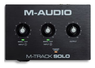 M-audio M-track Solo Ii Placa De Sonido Dos Canales Usb