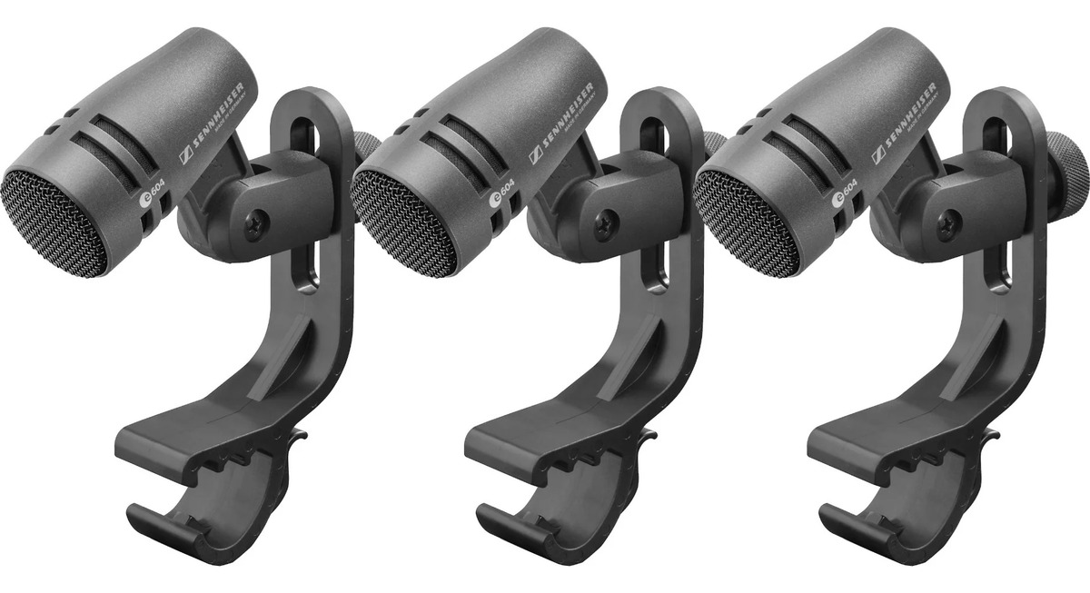 Sennheiser E604 Pack 3 Microfonos Instrumento Percusion