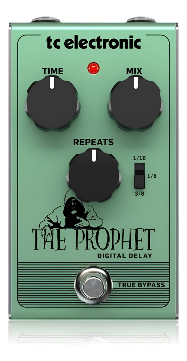 Pedal Delay Tc Electronic The Prophet Digital Guitarra Eléctrica Verde Claro